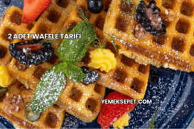 2 Adet Waffle Tarifi