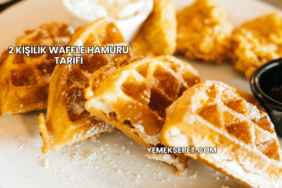 2 Kişilik Waffle Hamuru Tarifi