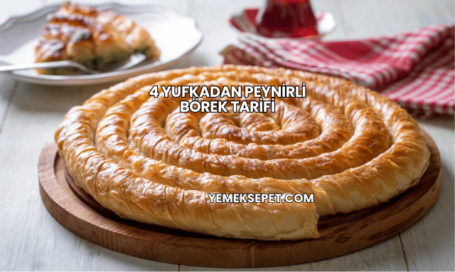 4 Yufkadan Peynirli Börek Tarifi