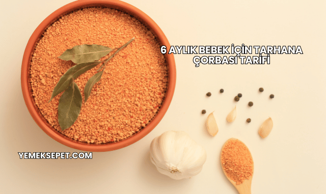 6 Aylık Bebek İçin Tarhana Çorbası Tarifi