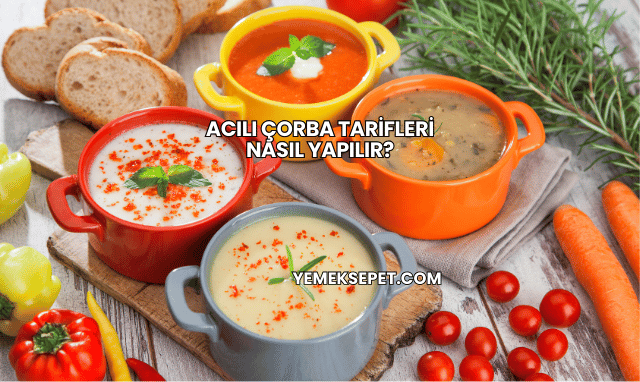 Acılı Çorba Tarifleri Nasıl Yapılır?