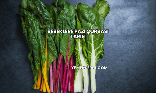 Bebeklere Pazı Çorbası Tarifi