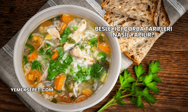 Besleyici Çorba Tarifleri Nasıl Yapılır?