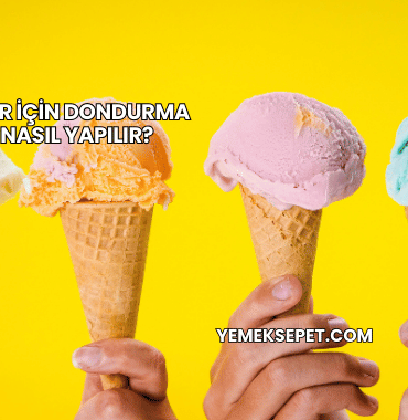 Çocuklar İçin Dondurma Tarifi Nasıl Yapılır?