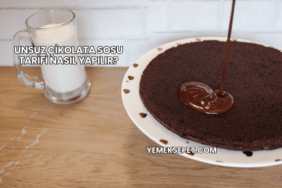 Unsuz Çikolata Sosu Tarifi Nasıl Yapılır?