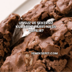 Unsuz ve Şekersiz Kurabiye Tarifi Nasıl Yapılır?