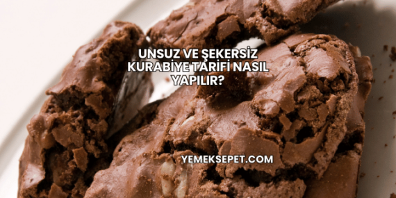 Unsuz ve Şekersiz Kurabiye Tarifi Nasıl Yapılır?